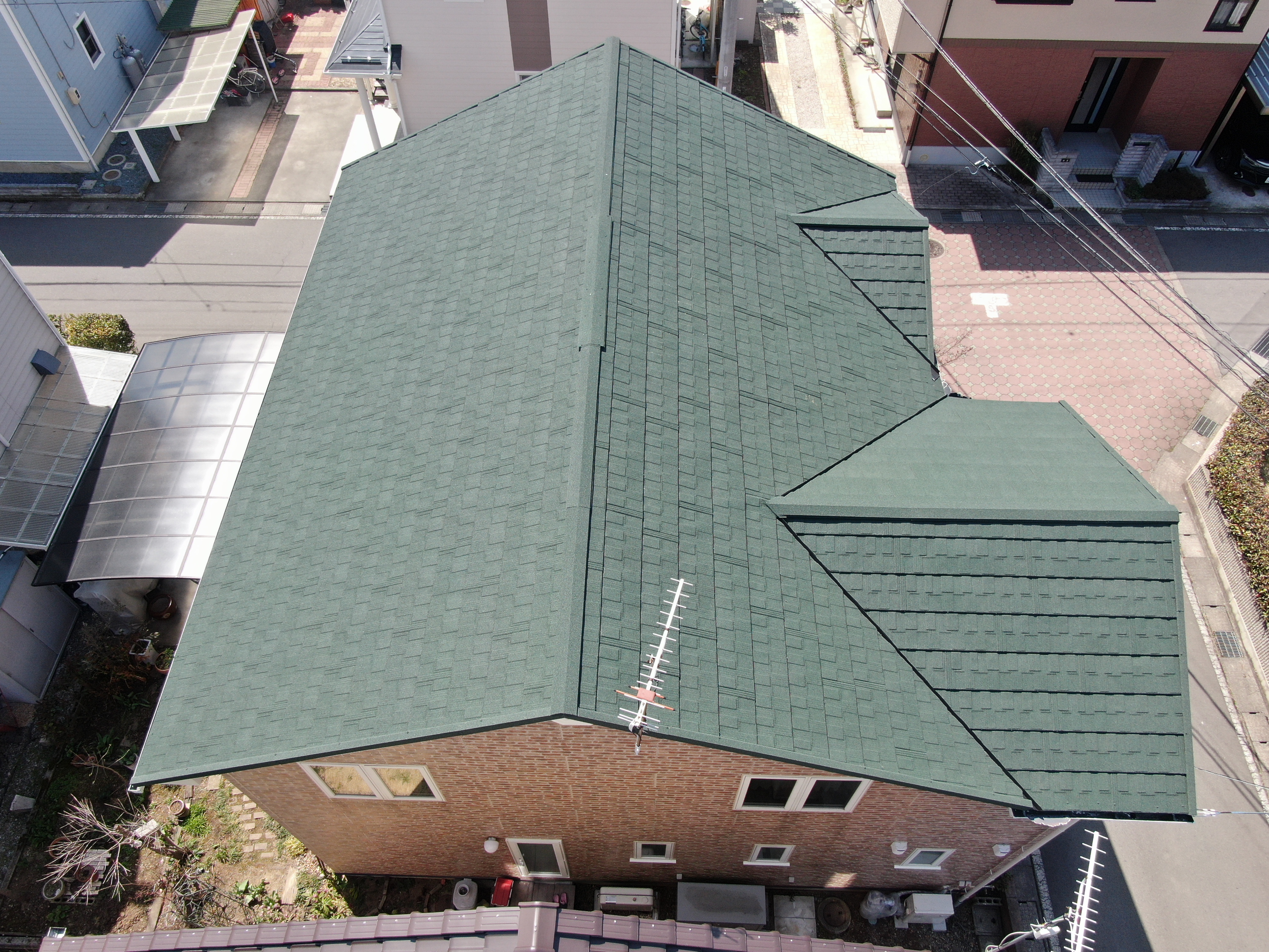 屋根カバー・外壁クリア塗装の外装リフォームを行いました！　Asmile(アスマイル)リフォーム現場 写真