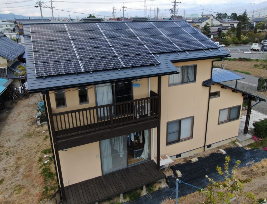 長野市で太陽光発電システム　パナソニック6.27kw設置　【ソーラーパートナーズ】 写真