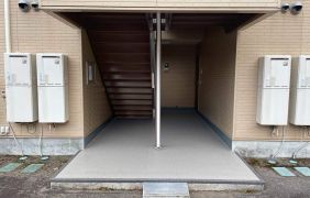 長野県茅野市　アパートリフォーム　防水・防滑工事