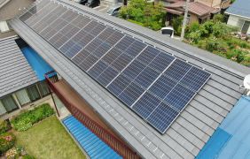 長野県長野市で太陽光発電システムの設置工事を行いました！ネクストエナジー　10.35ｋｗ