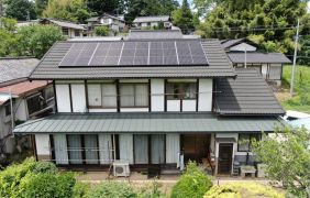 エコな再生可能エネルギー　太陽光発電システム設置　ネクストエナジー5.175kw