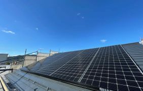 長野県長野市でシャープ太陽光発電システム5.0ｋｗ設置