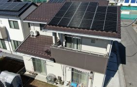 Qセルズ　太陽光発電システム6.4kw設置【長野県共同購入事業】