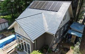 太陽光発電システム5.600kw＋蓄電池7.4kＷh設置　【長野県共同購入事業】