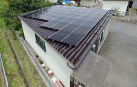 長野県上田市で屋根塗装・太陽光発電システム9.2Kw設置