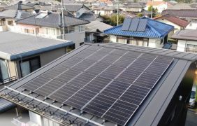 長野市川中島町　太陽光発電パネル設置