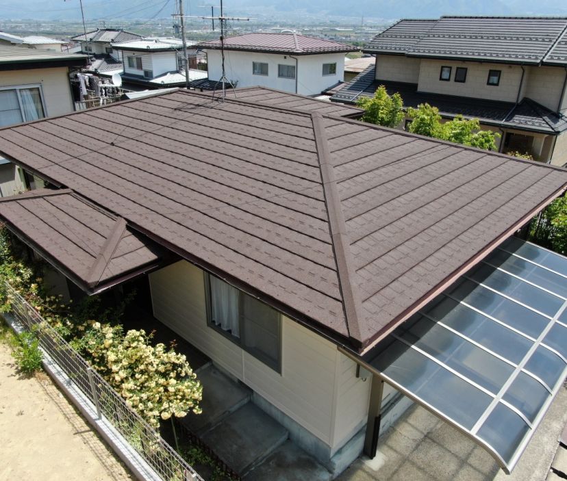 長野県長野市で屋根リフォーム 写真